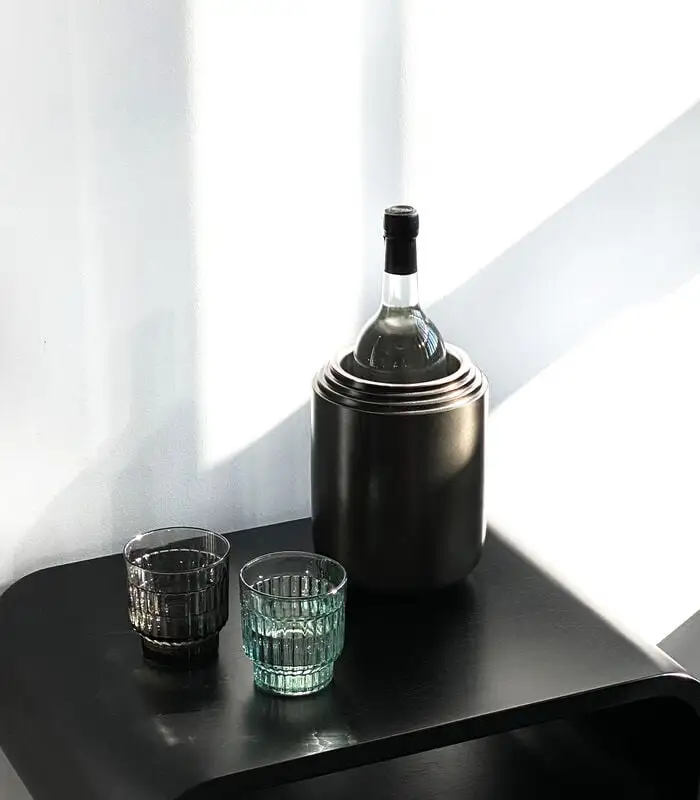 XLBoom Metro End Tafel Licht Hout/ Zwarte Poten - Image 4