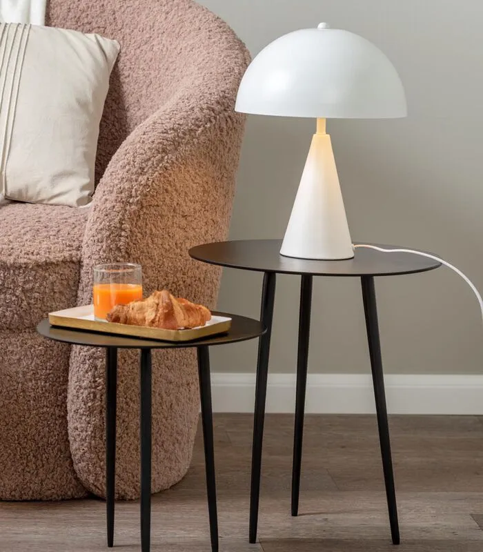 Leitmotiv Bijzettafel Supreme - Zwart - Ø42,5cm - Image 4