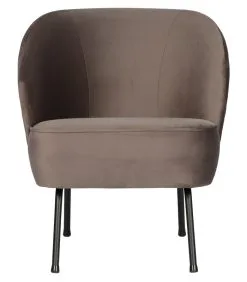 BePureHome Vogue Fauteuil - Velvet - Nougat - 69x57x70