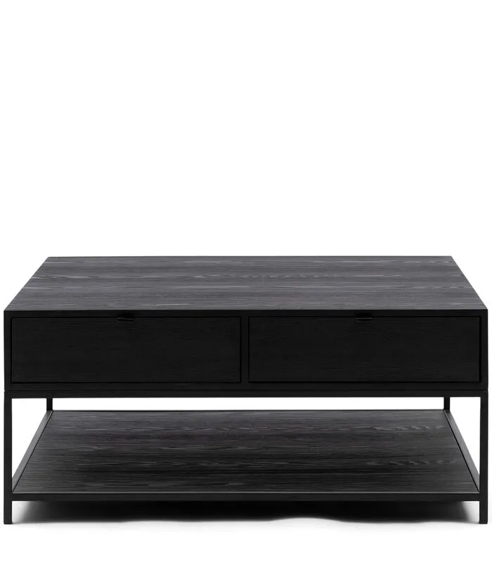 Rivièra Maison Salontafel Vierkant - The Bobby Table - Zwart