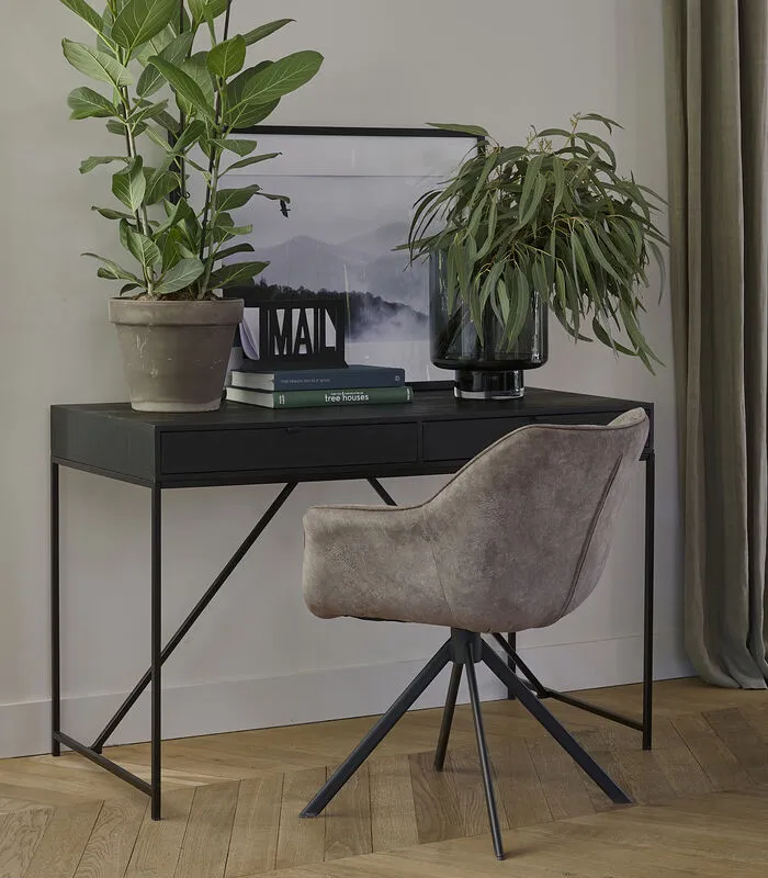 Rivièra Maison Riviera Maison Bureau Met Lades - The Bobby Desk - Zwart - Image 2