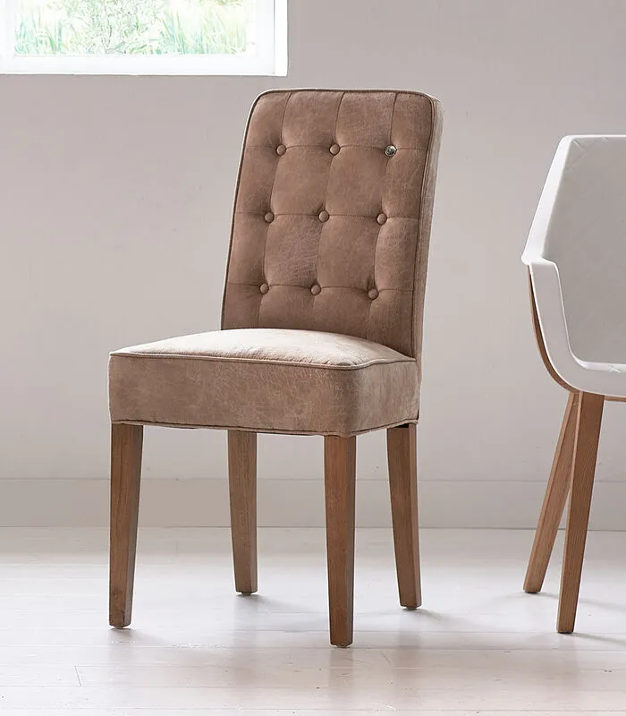 Rivièra Maison Eetkamerstoel - Cape Breton Dining Chair - Bruin - Image 2