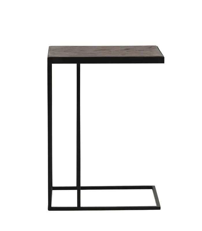 Light & Living Bijzettafel Chisa - Bruin - 45x30x62cm - Image 2