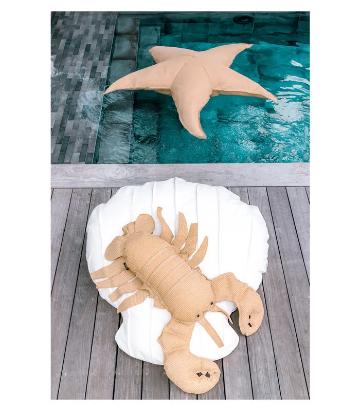 MX HOME Buitenkussen Kreeftvorm Raffia-effect - Image 2