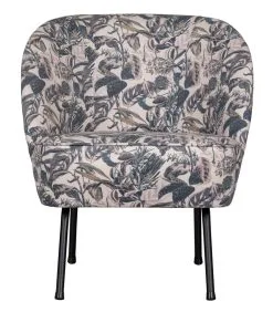 BePureHome Vogue Fauteuil - Velvet - Milk - 69x57x70