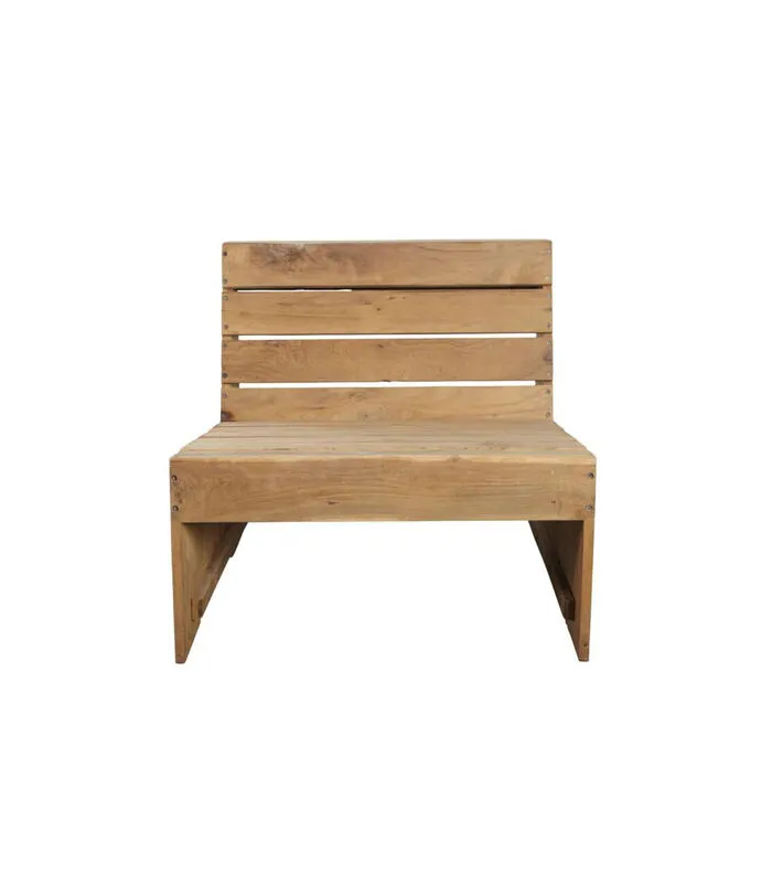 House Doctor Loungestoel - Woodie - Natuur