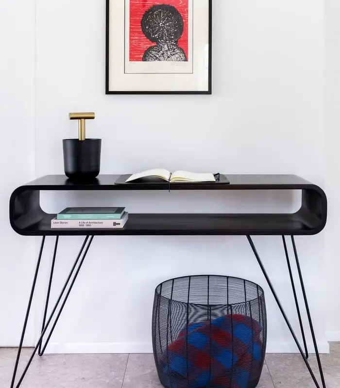 XLBoom Metro Sofa Tafel Licht Hout/ Zwarte Poten - Image 4