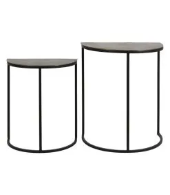 Light & Living Bijzettafel Peto - Brons - Set