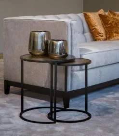 Atmooz Vigo (set Van 2) - Bijzettafel - Antique Bras