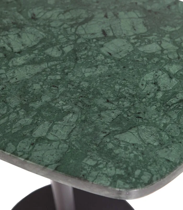 WOOOD Fola Bijzettafel - Marmer - Groen - 53x40x28 - Image 4