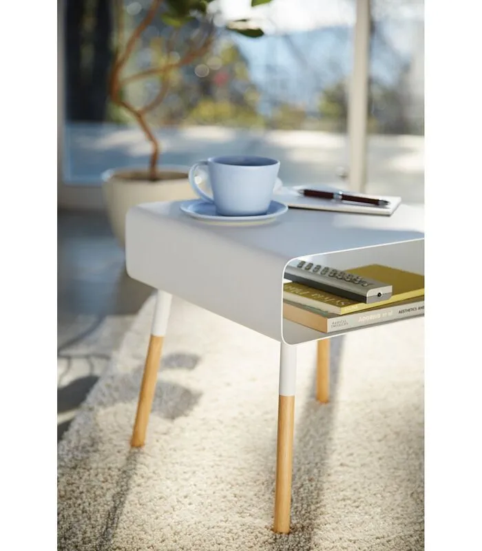 Yamazaki Low Side Table - Plain - White - Image 4