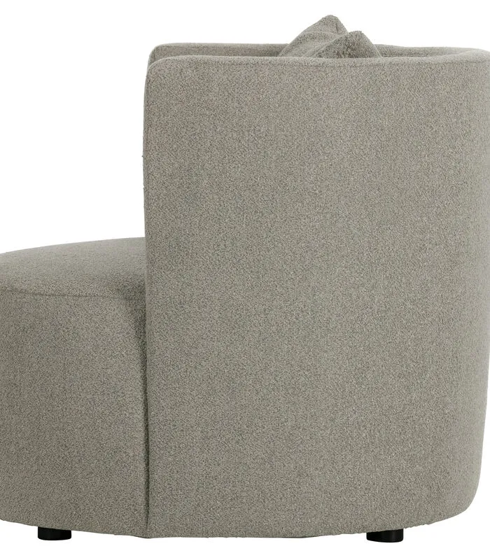 VTwonen Explore Fauteuil - Boucle - Grijs - 81x96x92 - Image 3