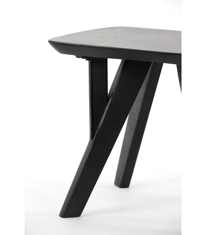 Light & Living Bijzettafel Quenza - Zwart - 44x44x36cm - Image 3