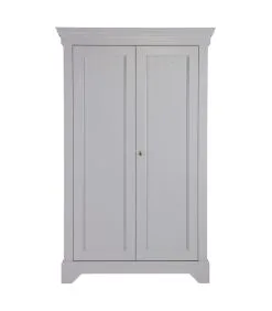 WOOOD Isabel Brocante Kast - Grenen - Betongrijs - 191x118x47