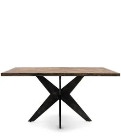 Rivièra Maison Riviera Maison Eettafel Vierkant - Falcon Crest Square Dining Table - 150x150 Cm - Zwart