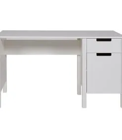 WOOOD Jade Bureau - Grenen - Wit - 75x135x58