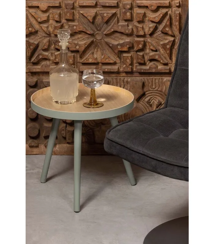 WOOOD Sasha Bijzettafel - MDF - Groen - 41x41x40.5 - Image 2