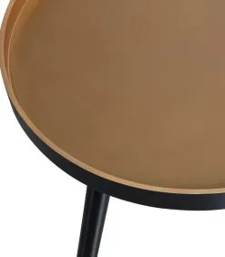 WOOOD Esma Bijzettafel - MDF - Multikleur - 41x41x41