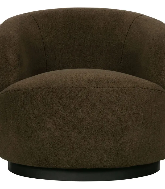 BePureHome Woolly Draaifauteuil - Schapenvacht - Groen - 71x84x88
