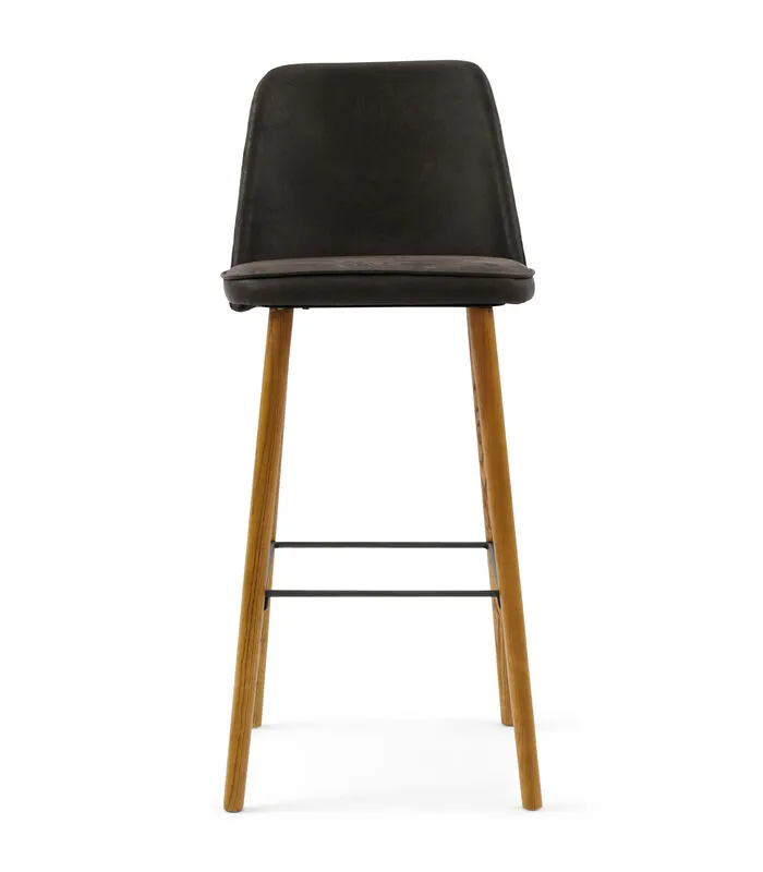 Rivièra Maison Vegas Bar Stool Pel Espresso
