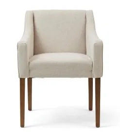 Rivièra Maison Eetkamerstoel Met Armleuning - Savile Row Dining Armchair Oxford Weave - Flanders Flax - Naturel