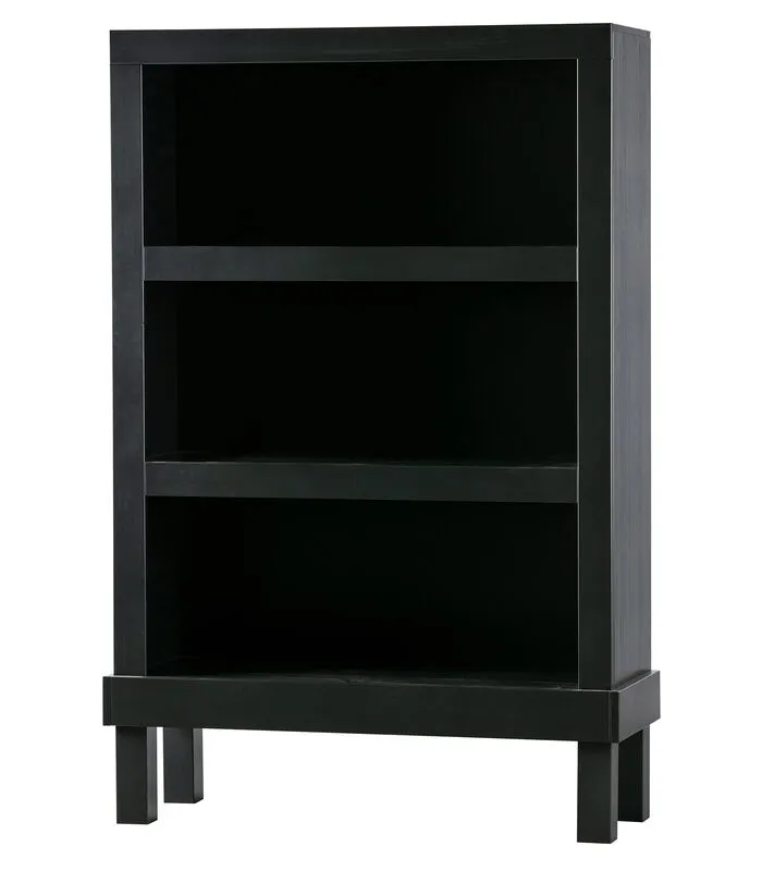 BASICLABEL Bonk Open Kast - Grenen - Zwart - 160x103x37 - Image 3