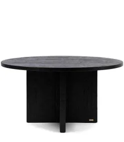 Rivièra Maison Riviera Maison Eettafel Rond 150 Cm - Sherwood Ronde Eettafel - Zwart