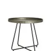 Light & Living Bijzettafel Hylke - Tin - Ø64,5cm