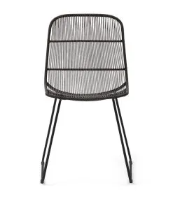 Rivièra Maison Tuinstoel - Draadstoel - Hartford Outdoor Dining Chair - Zwart