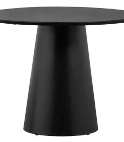 BASICLABEL Nena Eettafel - Metaal/Hout - Zwart - 77x102x102