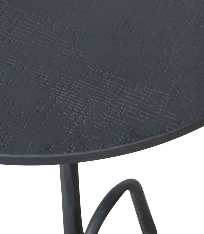 WOOOD Trey Bijzettafel - Metaal - Zwart - 60x38x38 - Image 5