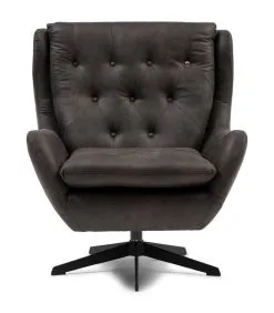 Rivièra Maison Riviera Maison Fauteuil Met Armleuning Draaibaar - The Statesman Armchair - Bruin