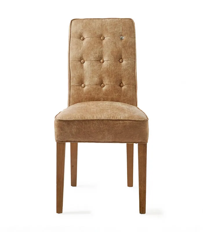 Rivièra Maison Eetkamerstoel - Cape Breton Dining Chair - Bruin