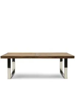 Rivièra Maison Riviera Maison Eettafel - Washington Dining Table - 200x100 Cm - Zilver