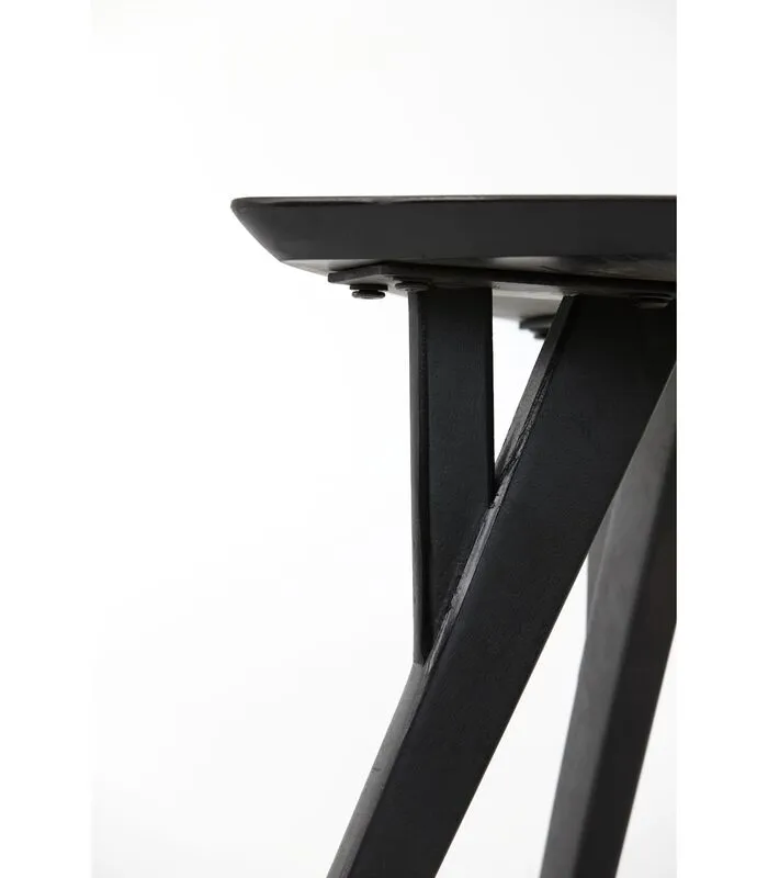 Light & Living Bijzettafel Quenza - Zwart - 44x44x36cm - Image 5