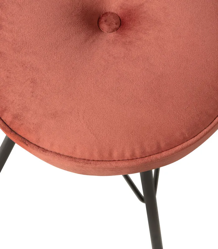 WOOOD Bella Kruk - Velvet - Brick Red - 53x33x33 - Image 4