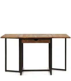 Rivièra Maison Riviera Maison Eettafel Uitschuifbaar - Shelter Island Folding Dining Table - Zwart