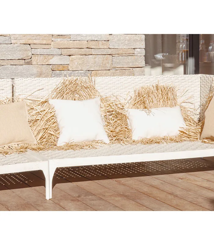 MX HOME Buitenkussen Met Raffia-effect En Franjes - Image 2