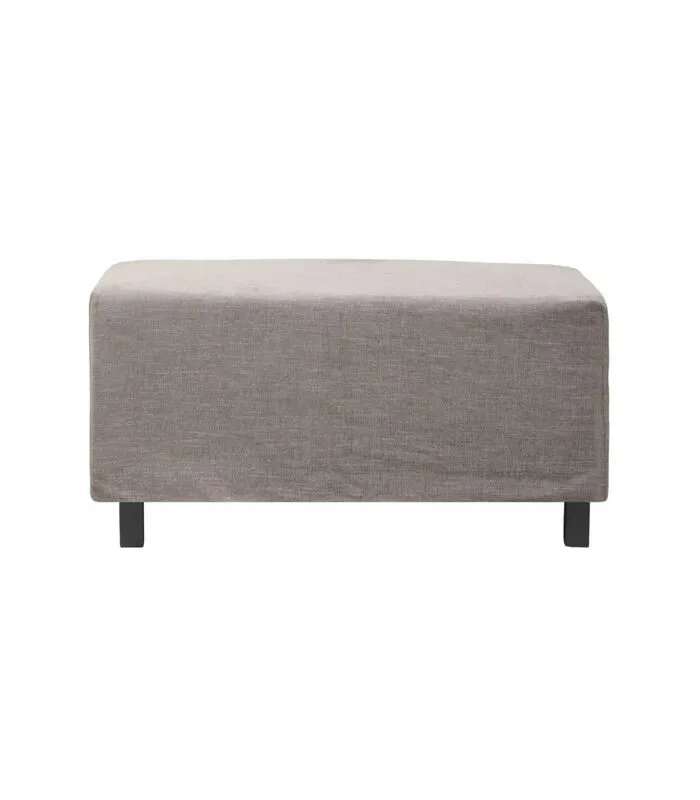 House Doctor Poef - Hazel Night - Grijs/Bruin