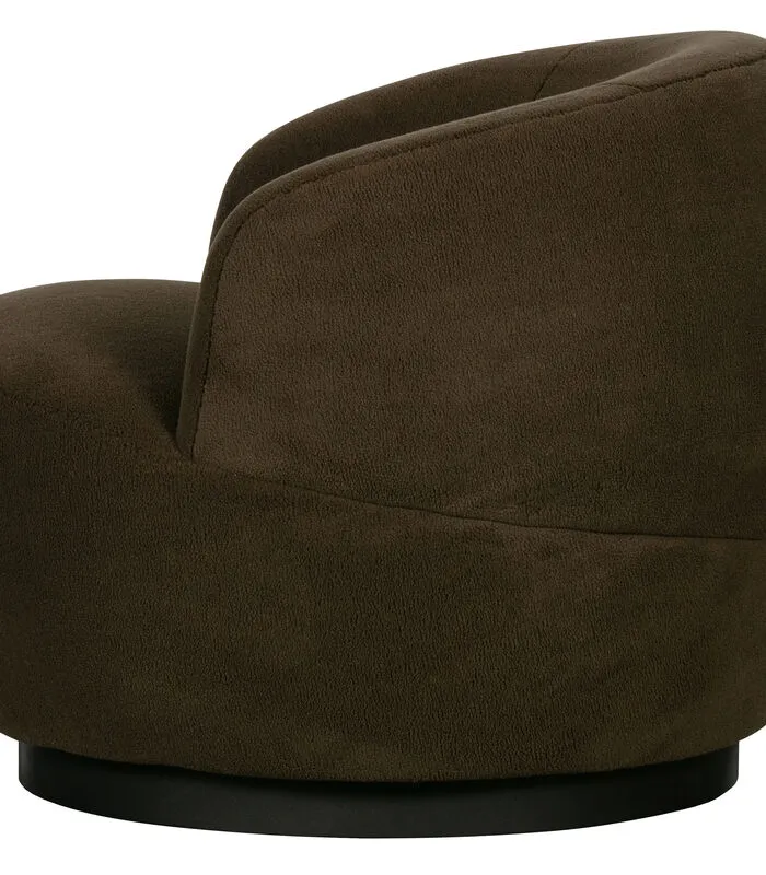 BePureHome Woolly Draaifauteuil - Schapenvacht - Groen - 71x84x88 - Image 4
