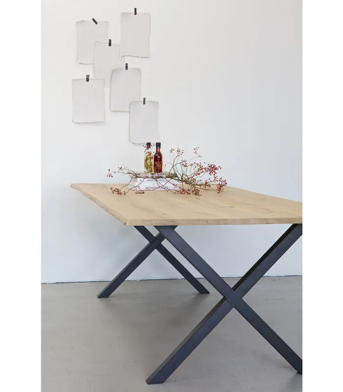 WOOOD Tablo X-Poot 1 Stuks - Metaal - Zwart - 72x79x10 - Image 3