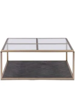 Rivièra Maison Salontafel Vierkant - Stanton Table - Zwart