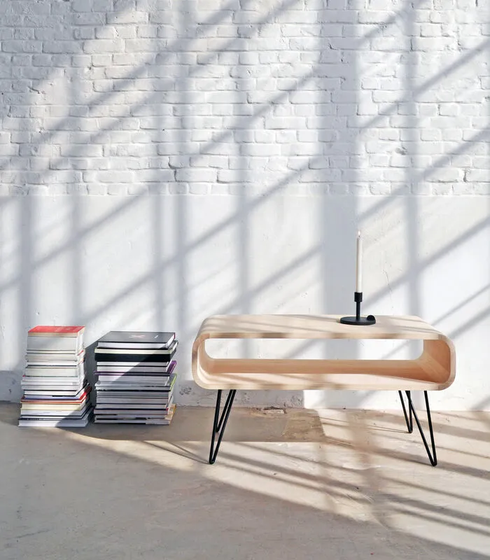 XLBoom Metro Coffee Tafel Wit/ Zwarte Poten - Image 3