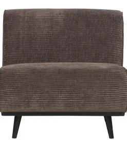 BePureHome Statement 1-Zits Element - Ribstof - Taupe - 77x79x93