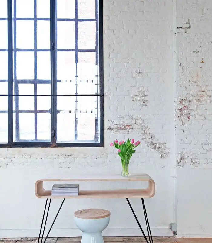 XLBoom Metro Sofa Tafel Wit/ Zwarte Poten - Image 4