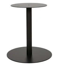 WOOOD Tablo Ronde Poot - Metaal - Zwart - 73x64x64