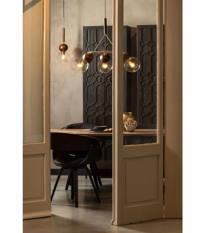 BePureHome Catch Eetkamerstoel - Velvet - Bruin - 80x62x52 - Image 3