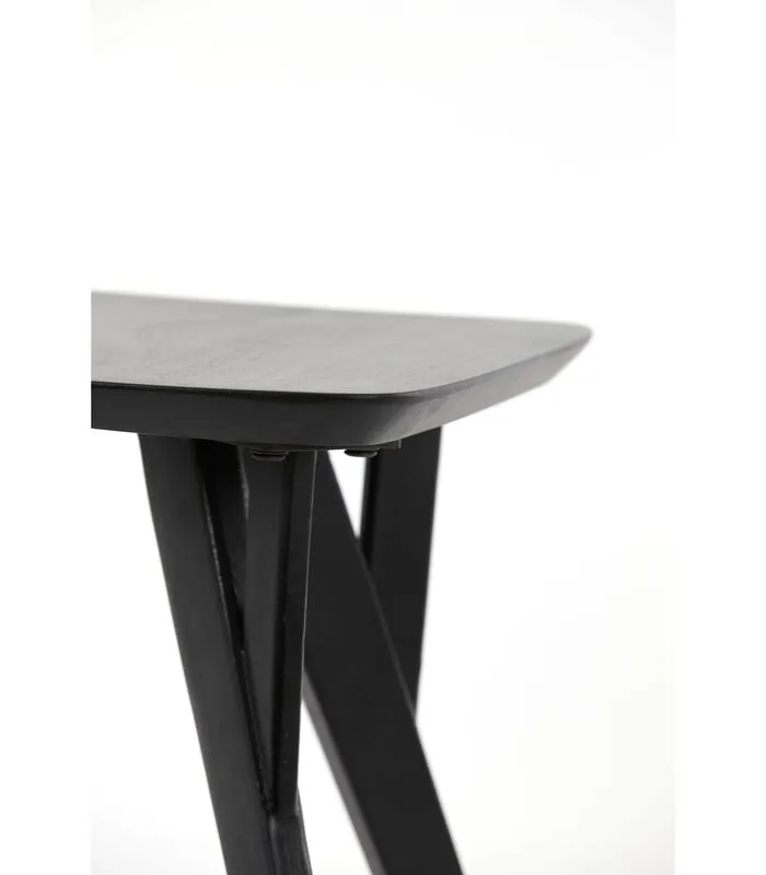Light & Living Bijzettafel Quenza - Zwart - 44x44x36cm - Image 4