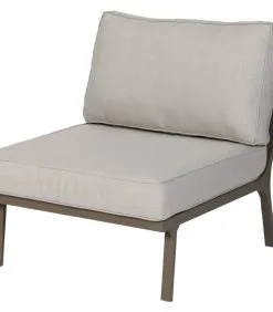 Exotan Tussenelemen Tuin Loungeset Orlando - Aluminium - Champagne - 82x89x75