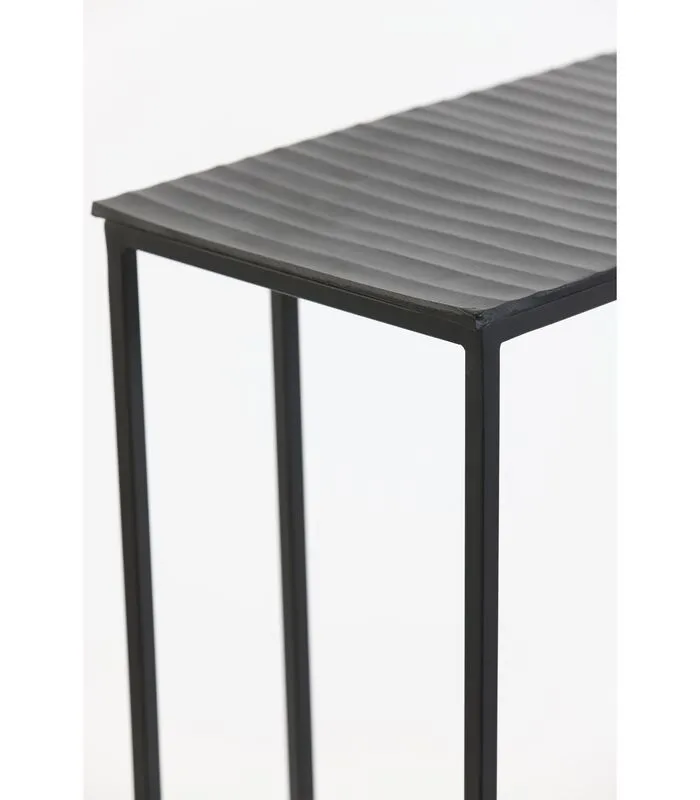 Light & Living Bijzettafel Macy - Zwart - 48x26x60cm - Image 5